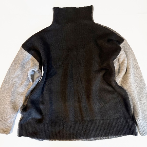 KAREN KANE Colorblock Funnel Neck Sweater Cabincore Nordic Cozy 0x - Picture 4 of 7